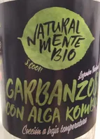 Garbanzos con alga kombu