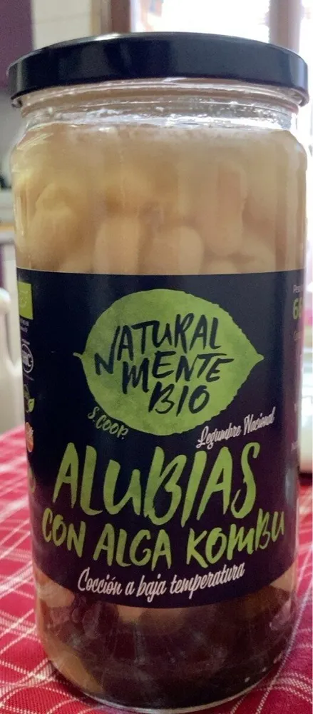 Alubias con alga kombu