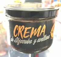 Crema de algarroba y avellana