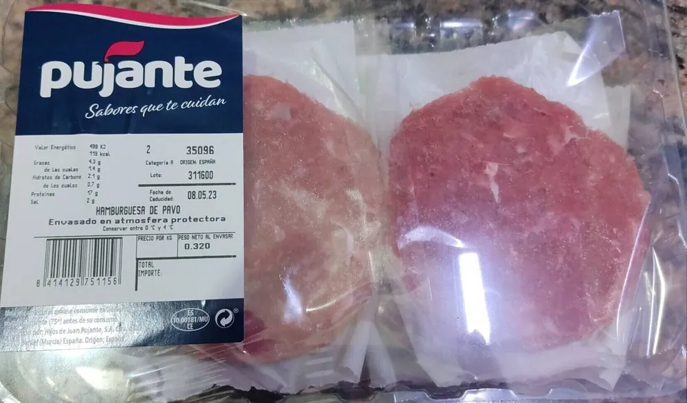 Hamburguesa de pavo