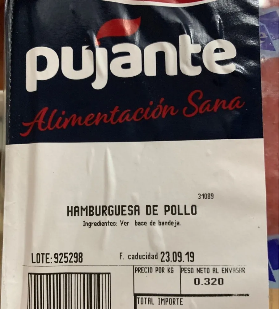 Hamburguesas de pollo