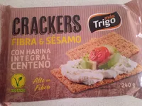 Crackers fibra y sésamo