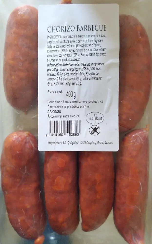 Chorizo barbecue