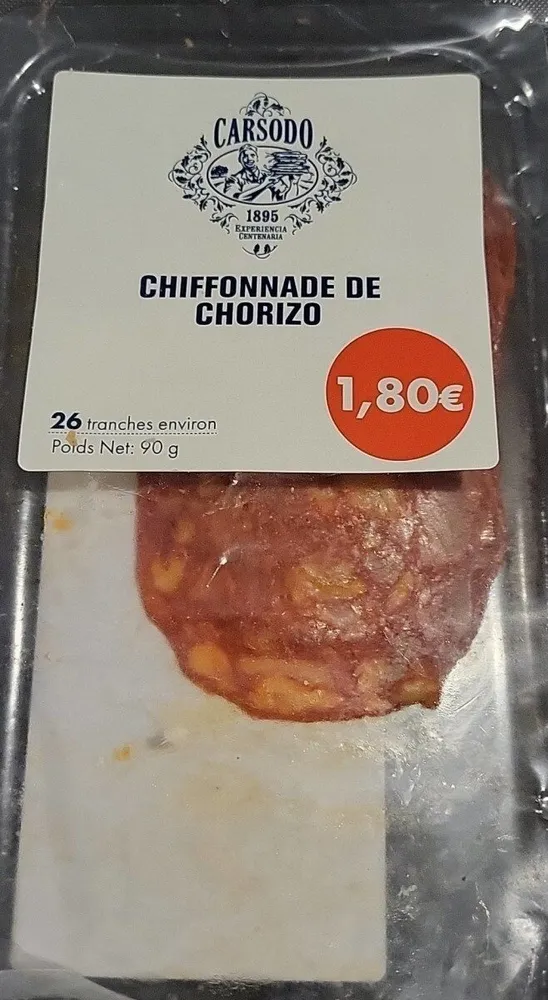 Chorizo chiffonade