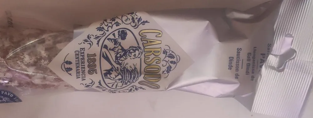 SALCHICHÓN de pavo