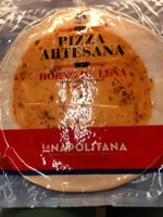 Pizza Artesana al Horno de Leña con Tomate y Orégano