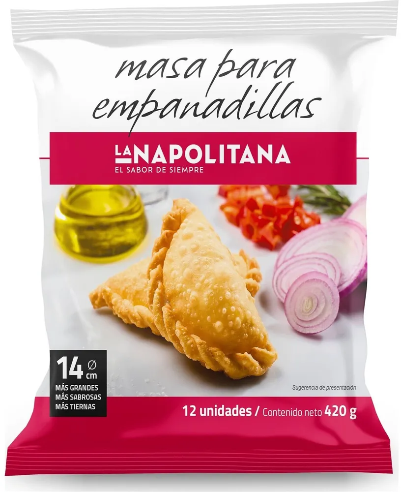 Masa para empanadillas grandes