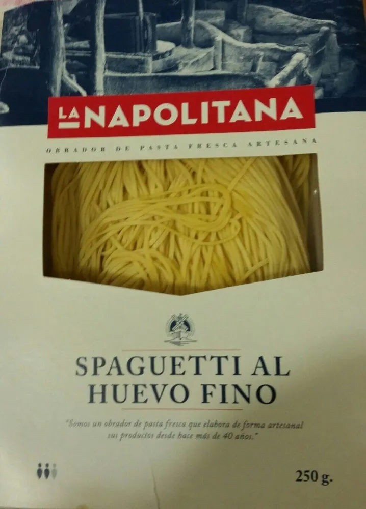 Spaguetti al huevo fino