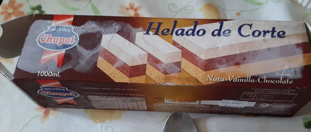 Helado de corte