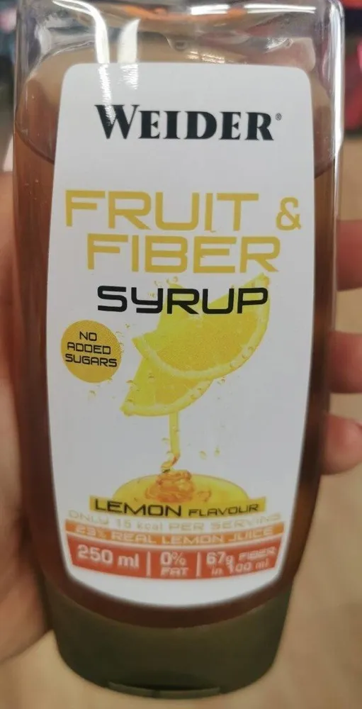 Fruit & fiber syrup Lemon