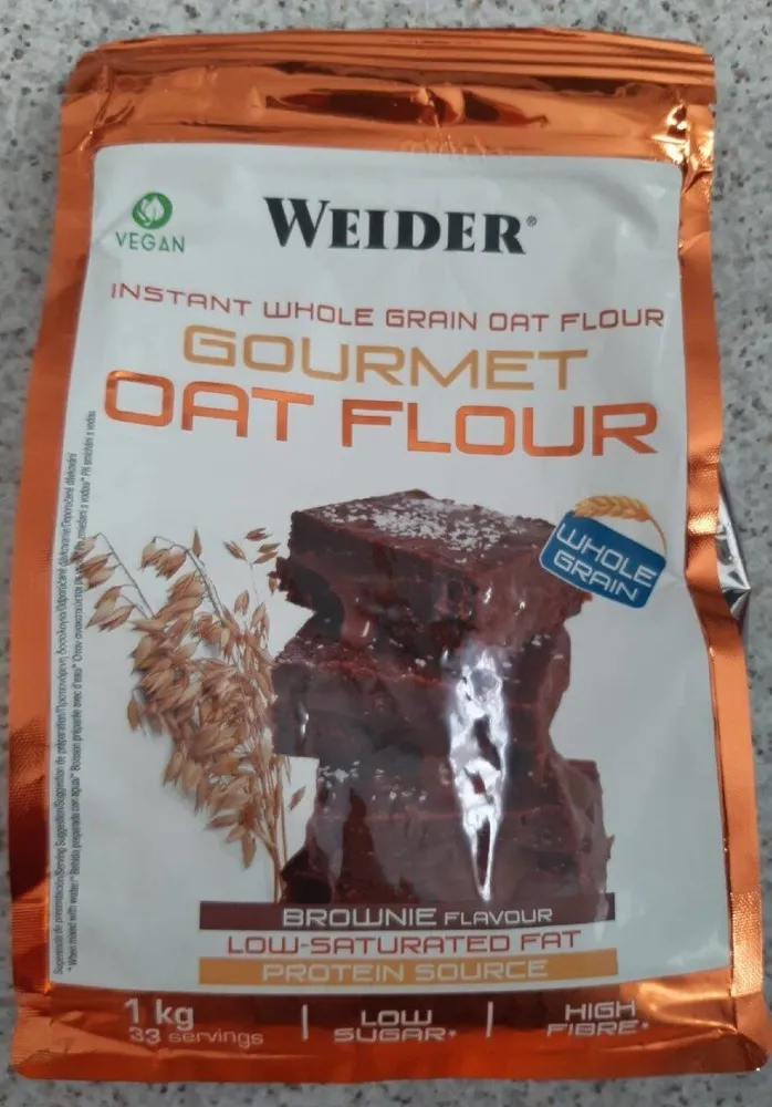 Instant whole grain oat flour