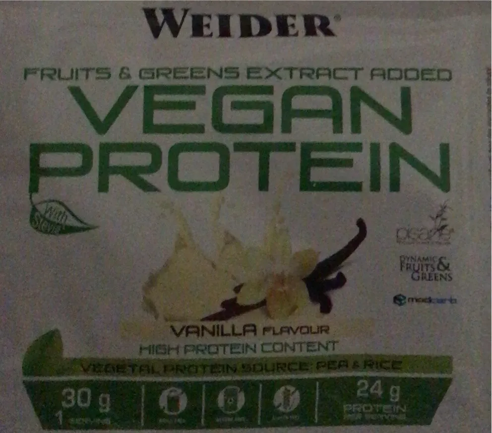 Vegan protein vainilla