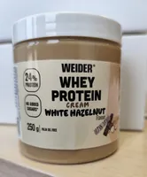 Whey protein cream white hazelnut