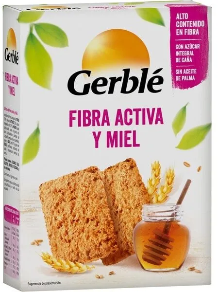 Galletas fibra activa y miel