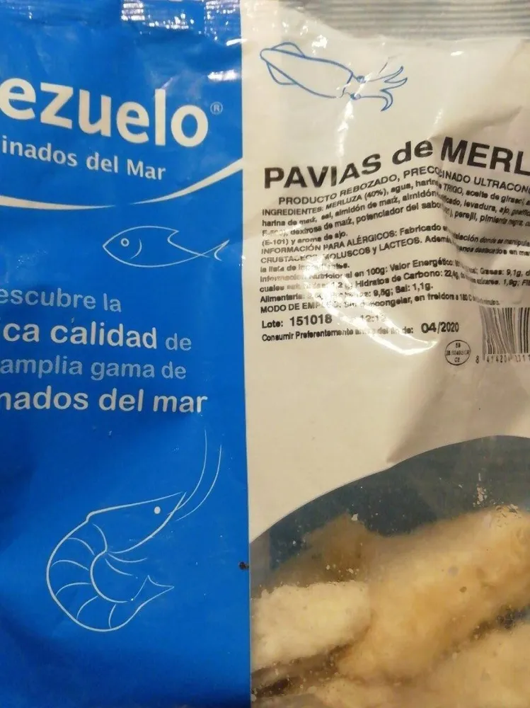 Pavias de merluza