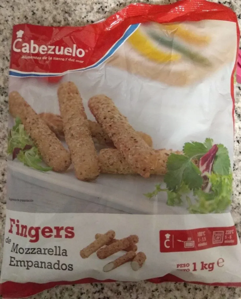 Fingers de Mozzarella Empanados