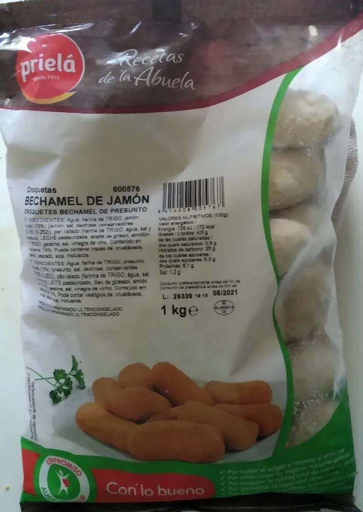 Croquetas bechamel de jamón