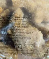 Solomillo de pollo marinado