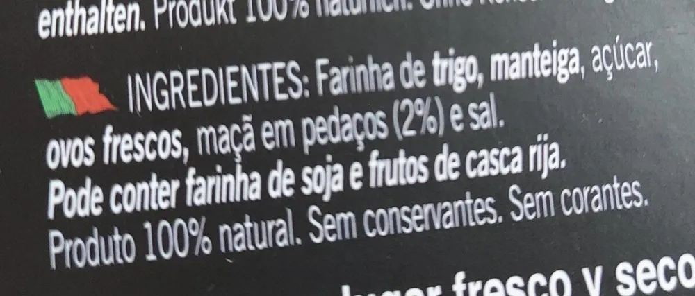 Galletas con manzana