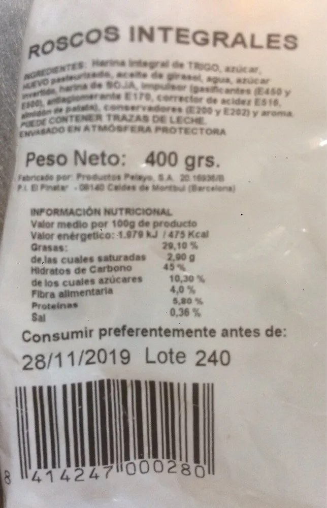 Roscos integrales