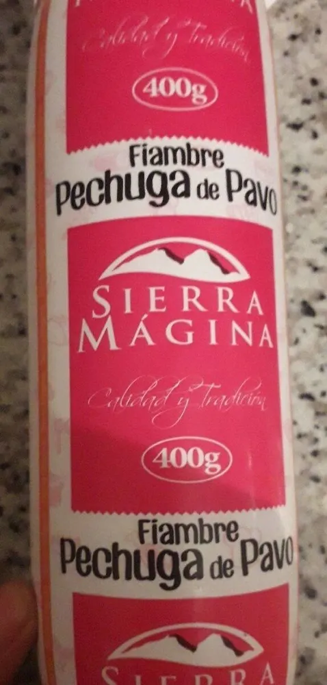 Fiambre de pechuga de pavo