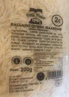 Queso rallado maasdam