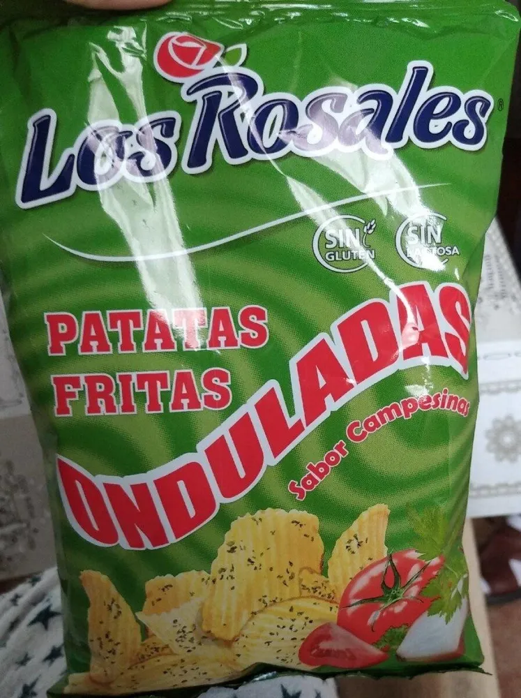 Patatas fritas onduladas sabor campesinas