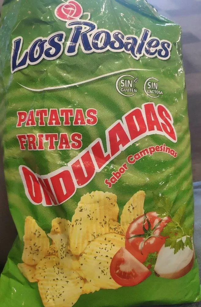 Patatas fritas onduladas sabor campesinas