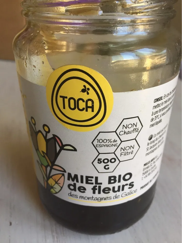 Miel bio de fleurs