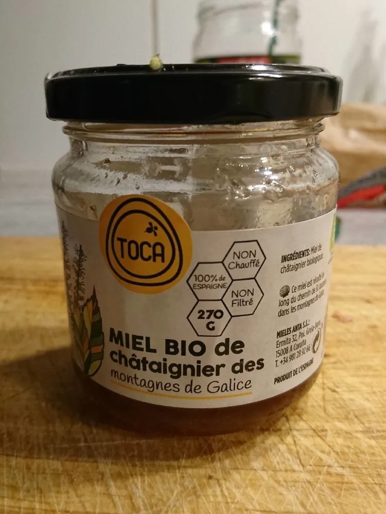 Toca Honey Raw Organic Chestnut Honey 270G