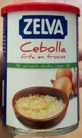 Cebolla frita en trozos
