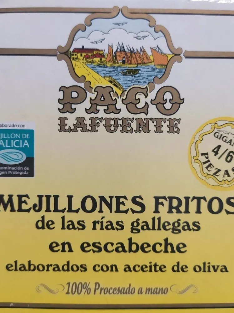 Mejillones fritos en escabeche