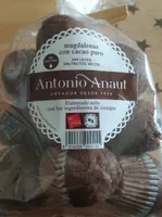 Magdalenas con cacao puro