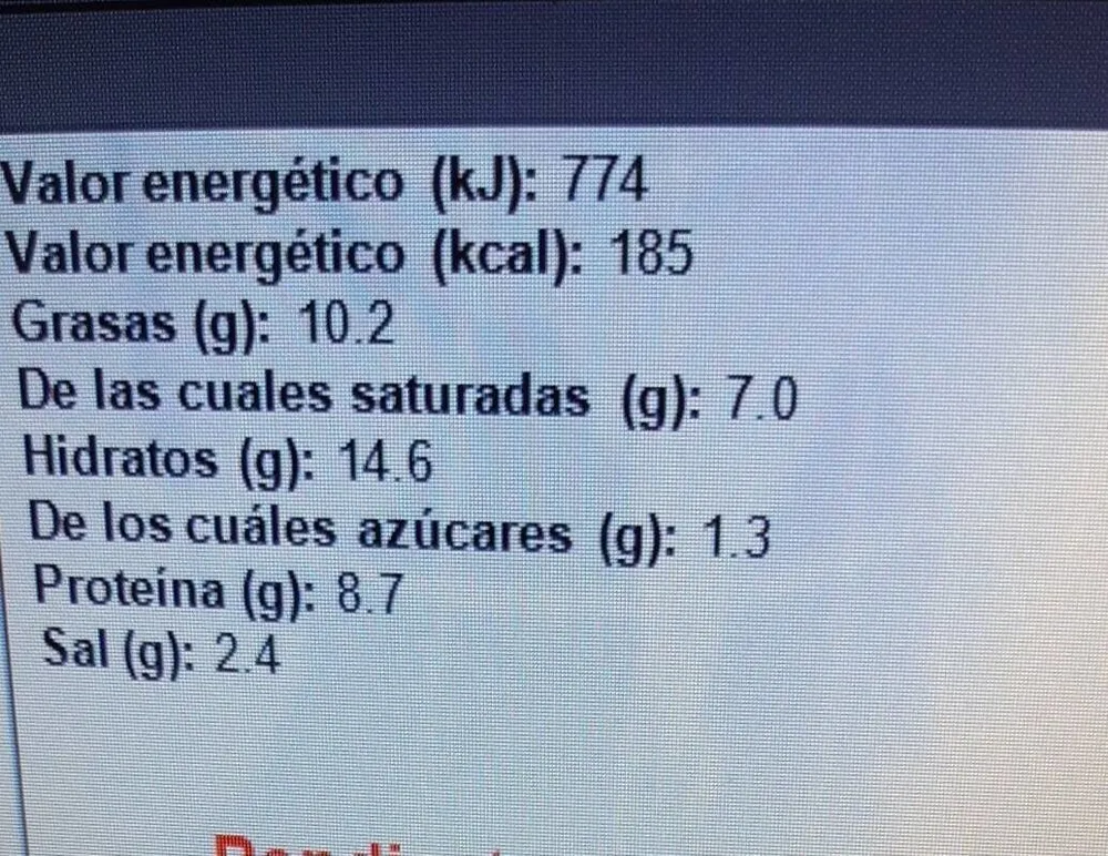 Test delicia fiambre y queso