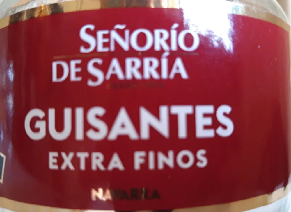 Guisantes extra finos