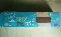 Bloque de helado tres gustos