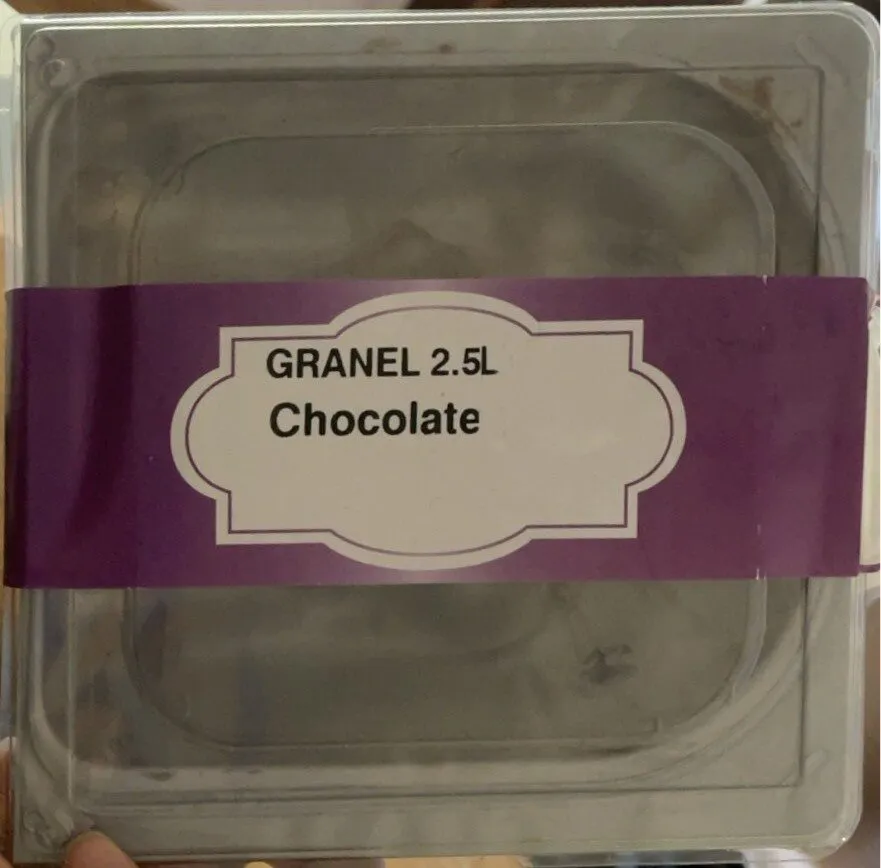 Helado sabor chocolate
