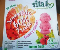 Smoothie 60% fruta - Fresa y plátano