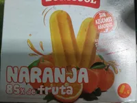 Sorbete con naranja y mandarina