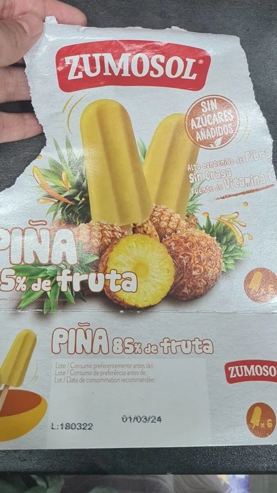Piña más fruta