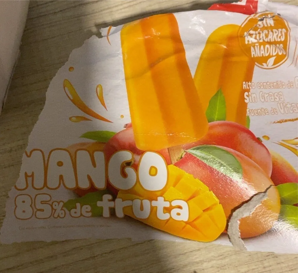 Helado de mango