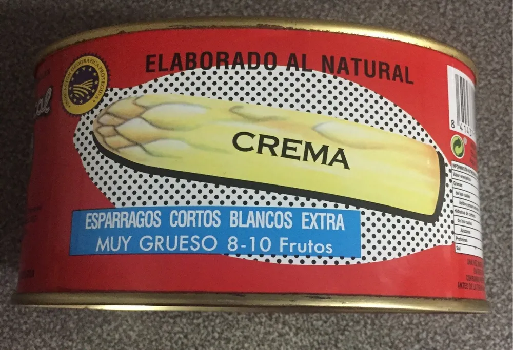 Esparragos cortos blancos extra