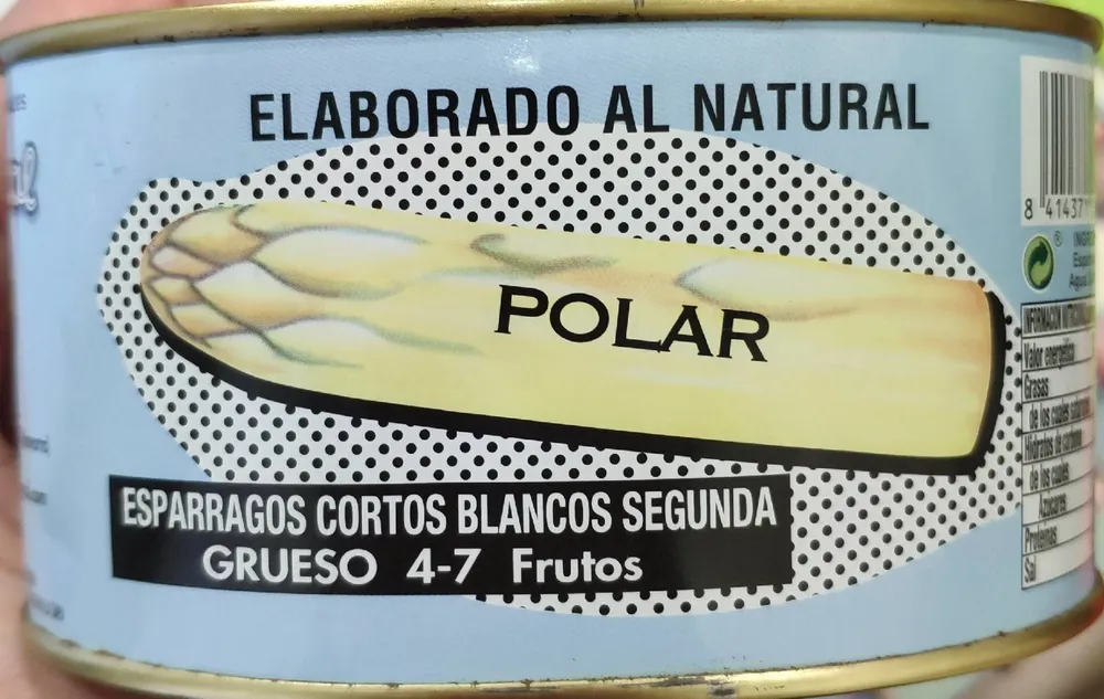 ESPARRAGOS CORTOS BLANCOS SEGUNDA Grueso 4-7 Frutos
