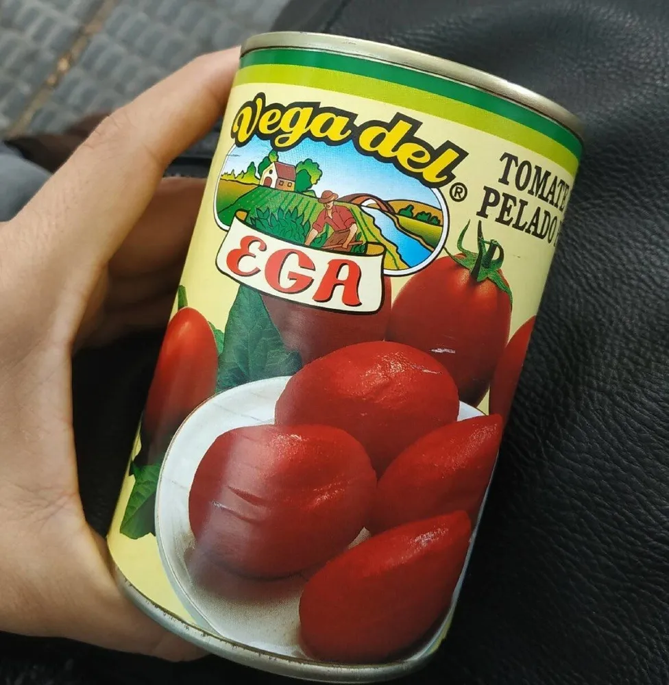 Tomate entero pelado primera