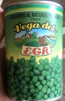 Guisantes al natural