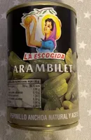 Pepinillo anchoa natual y aceite