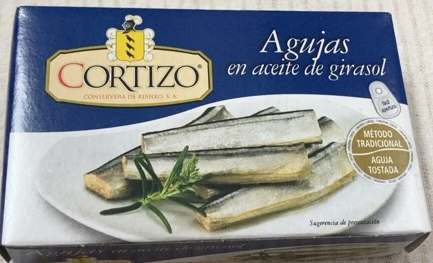 Agujas en aceite de girasol