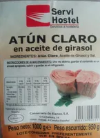 Atún claro en aceite de girasol