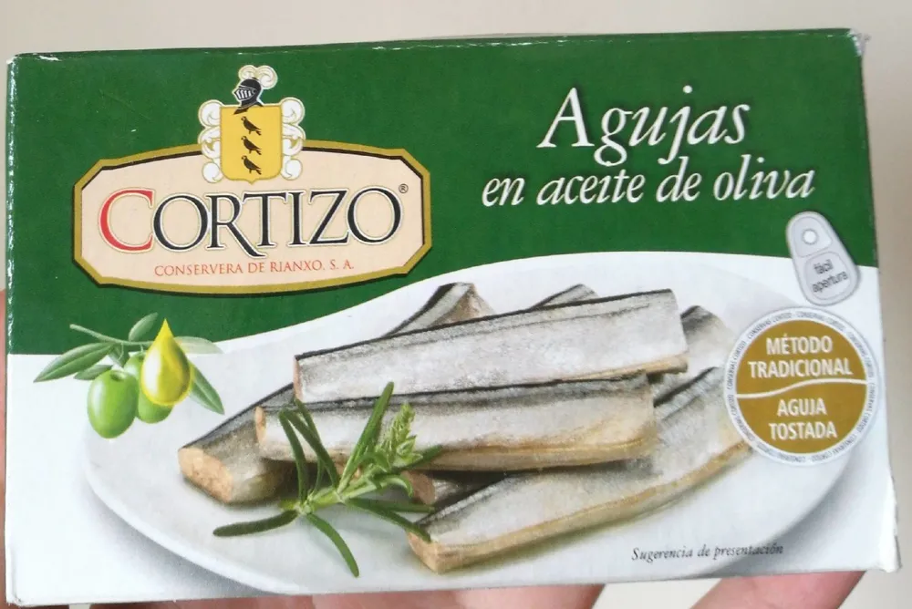 Agujas en aceite de oliva