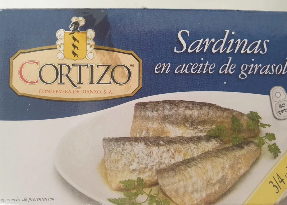 Sardinas en aceite de girasol